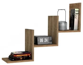 Nástenná polica MIST 60x90 cm hnedá