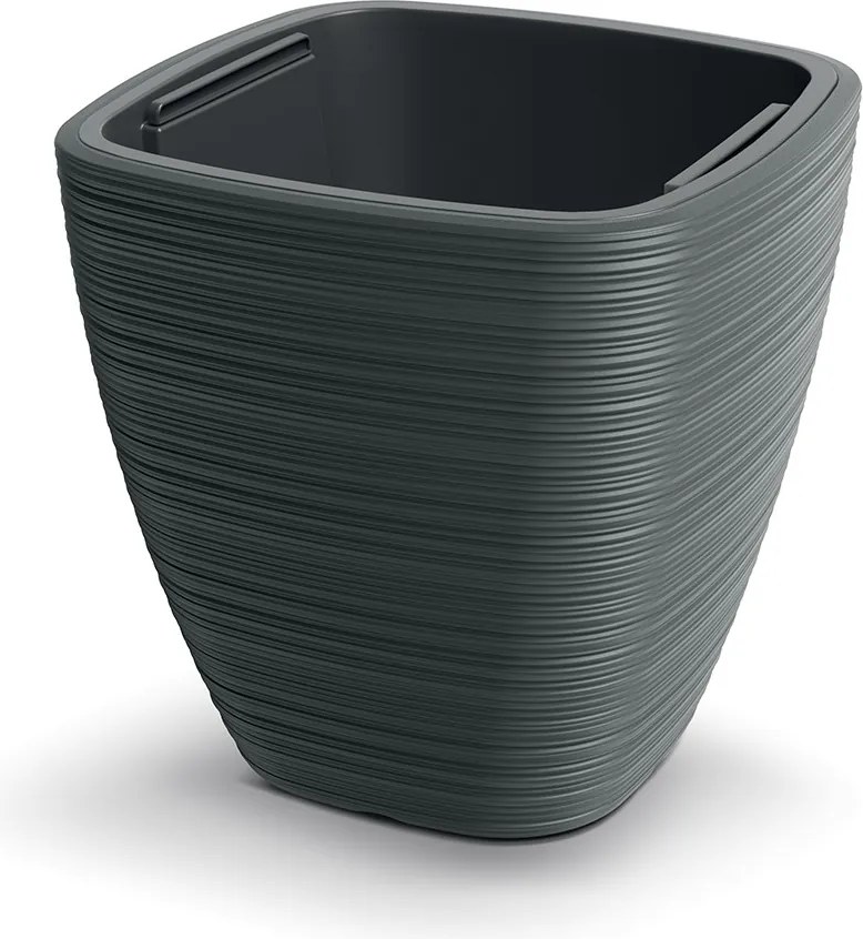 Plastový kvetináč Venas Square 28,9x29 cm - výber z 8 prevedení