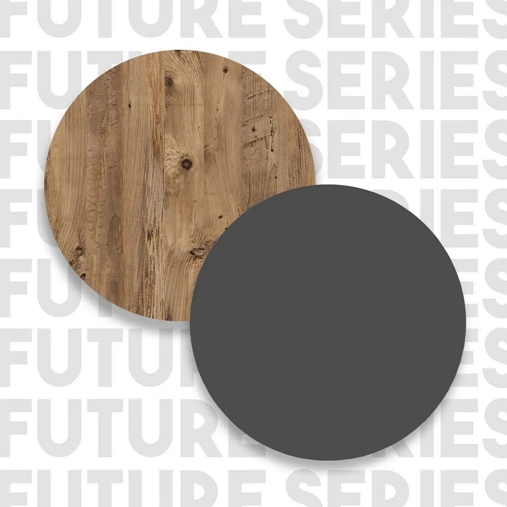 Konferenčný stolík Frem Anthracite a Atlantic Pine