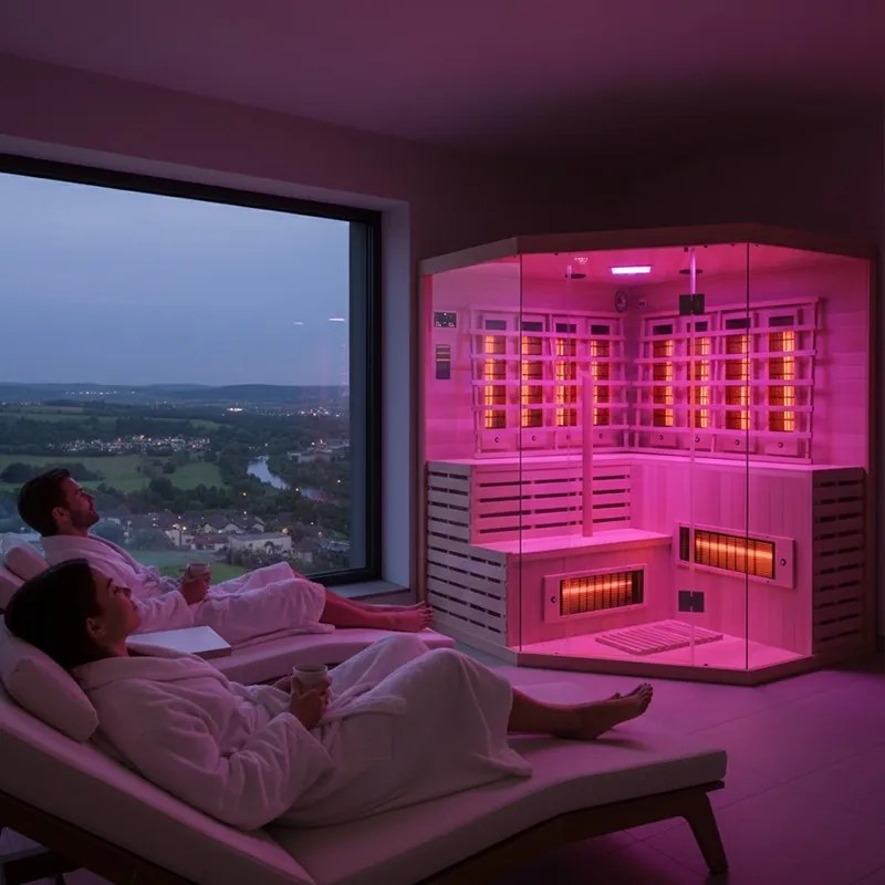 BPS-koupelny Infrasauna Relax HYD-3945 180x180, 5-6 osôb