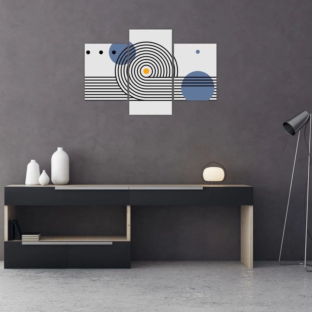 Obraz - Minimalistická abstrakcia N⁰1 (90x60 cm)
