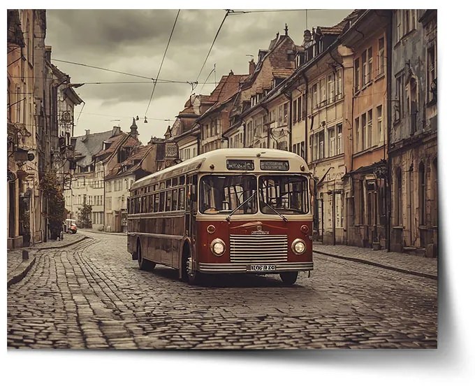 Sablio Plagát Historický autobus - 60x40 cm