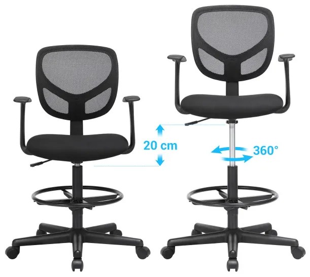 Ergonomická kancelárska stolička OBN25BK