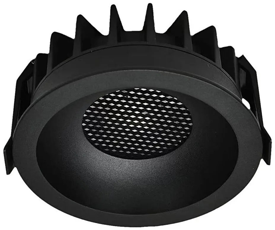 LED Podhľadové svietidlo LED/18W/230V 3000/4000/6400K ø 10,6 cm čierna