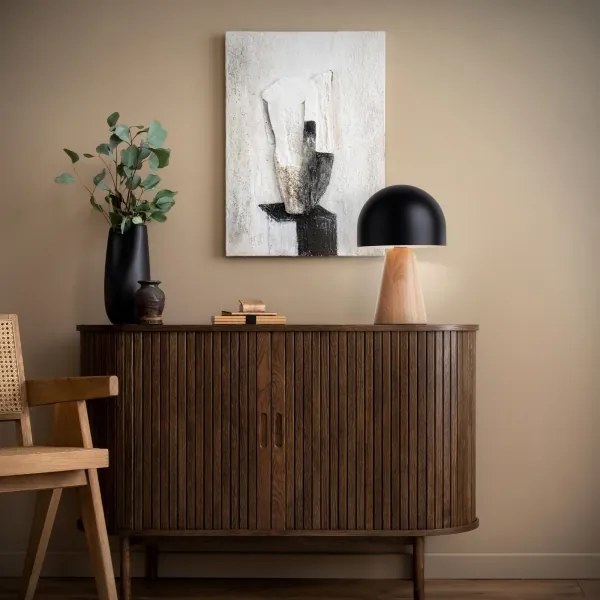 Brilliant - Stolná lampa NALAM 1xE14/40W/230V čierna/jaseň