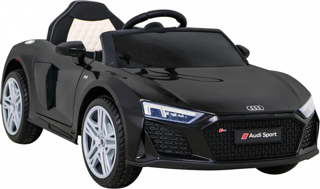 Ramiz Audi R8 LIFT Auto na batérie čierne + diaľkové ovládanie + EVA kolesá + MP3 + LED