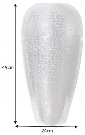 Váza II Oriental strieborná 49cm