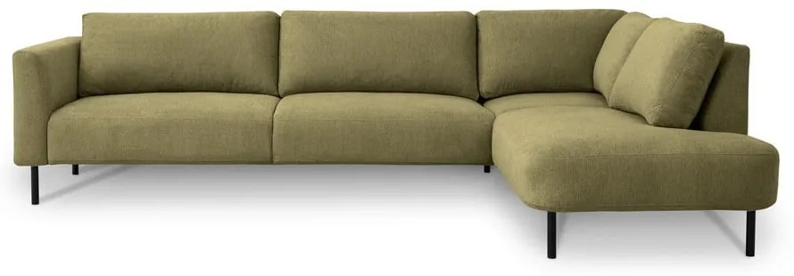 Rohová pohovka v horčicovej farbe (pravý roh) Hero – Scandic