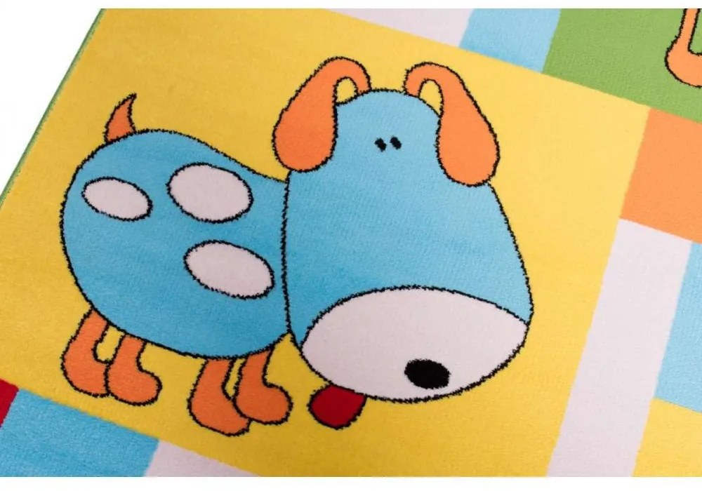 Detský kusový koberec Manny zelený 240x330cm