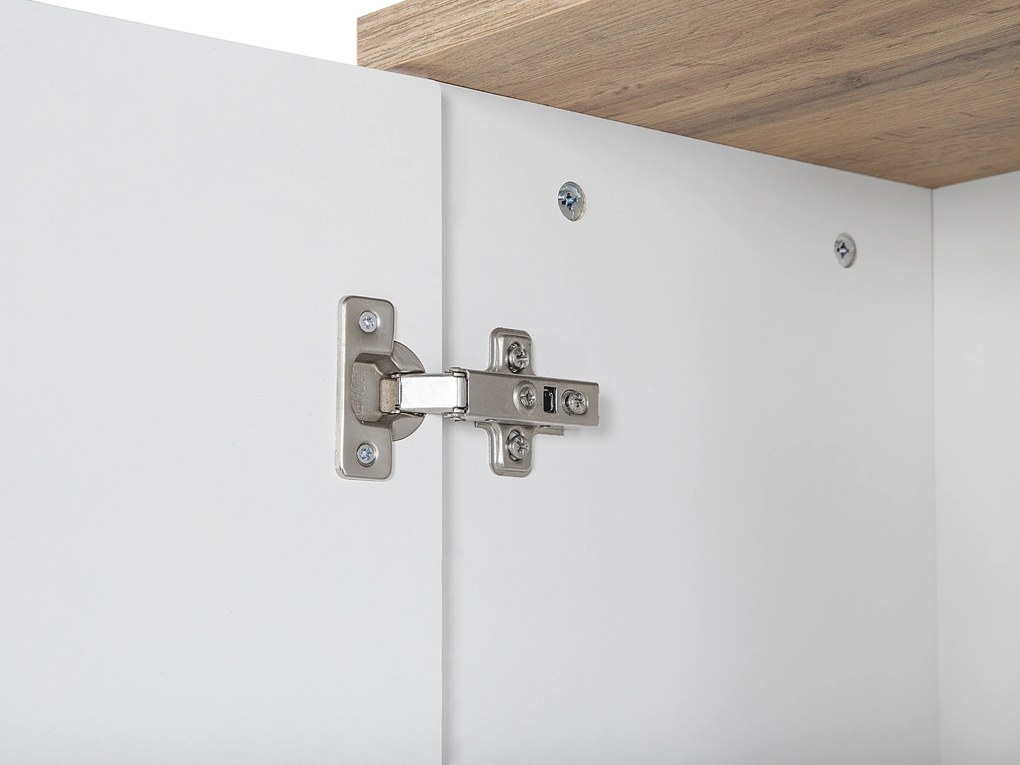 Kúpeľňová stojaca skrinka BALI biela - vysoká