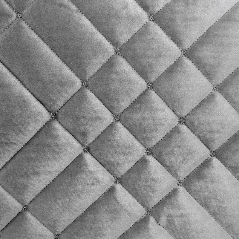 Dekorstudio Elegantný zamatový prehoz na posteľ RIA6 - strieborný Rozmer prehozu (šírka x dĺžka): 170x210cm