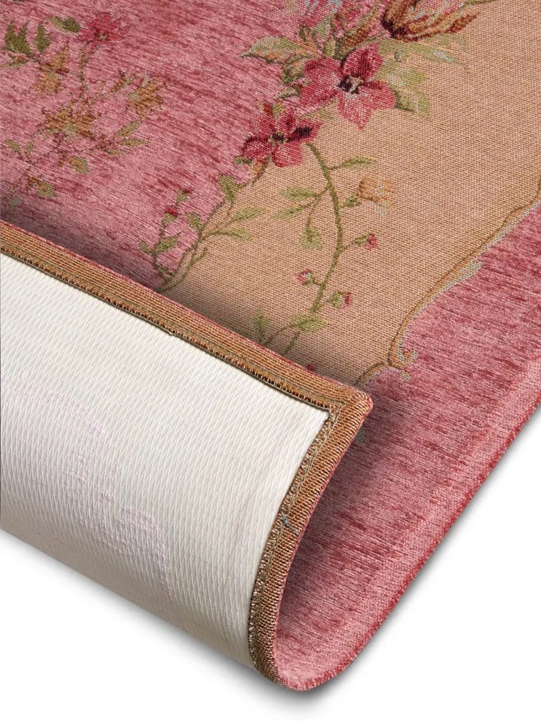 Hanse Home Collection koberce Kusový koberec Gobelin 105863 Pink Cream - 75x150 cm