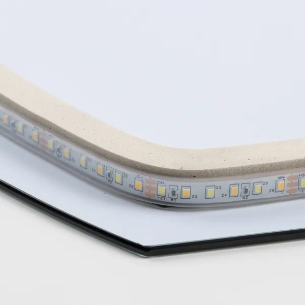 BRILAGI - LED kúpeľňové zrkadlo ARCO LED/25W/230V 80x72 cm IP44 stmievateľné + CCT