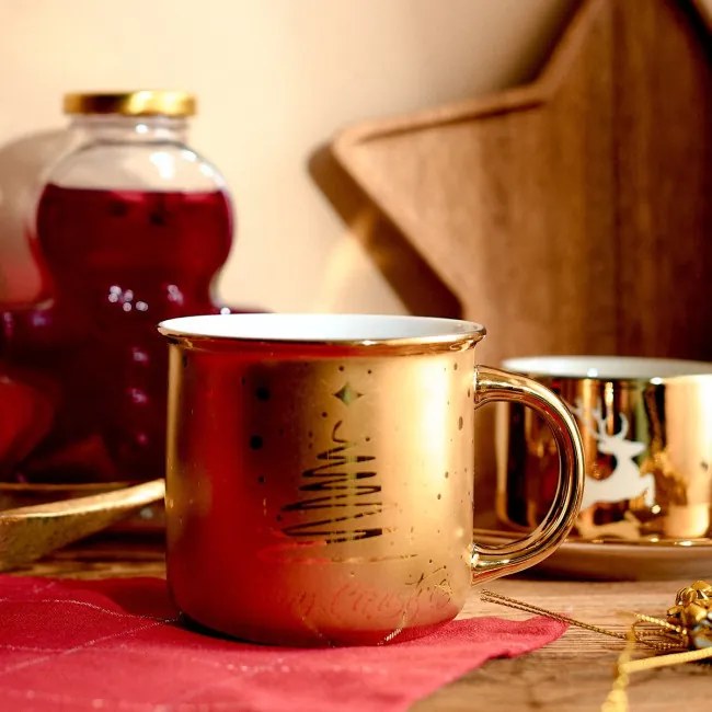 Hrnček ARAN zlatý 713026