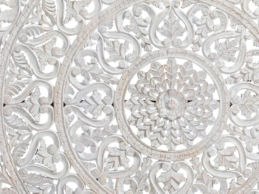 furniture-nabytek.cz - Masívny nástenný obraz Zambezi z mango dreva, lakovaný, šedý – 150×150 cm