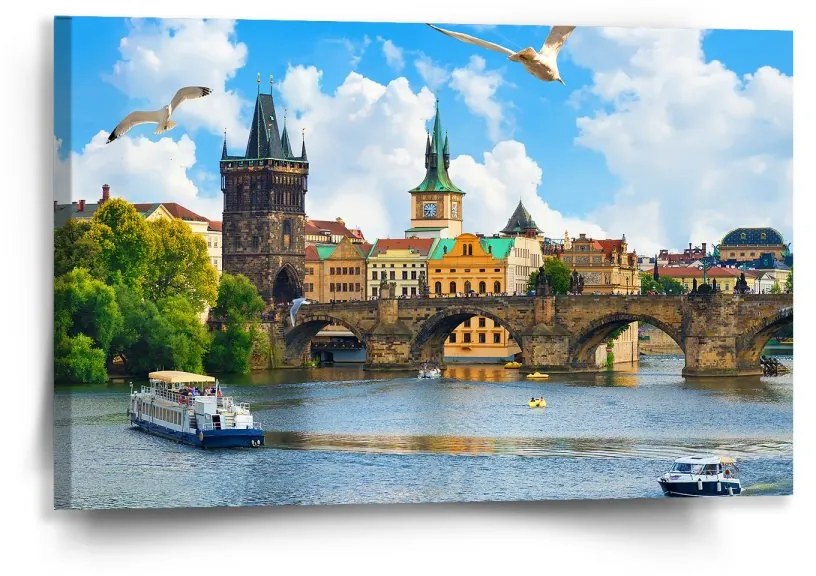 Sablio Obraz Praha Karlov most 2 - 60x40 cm
