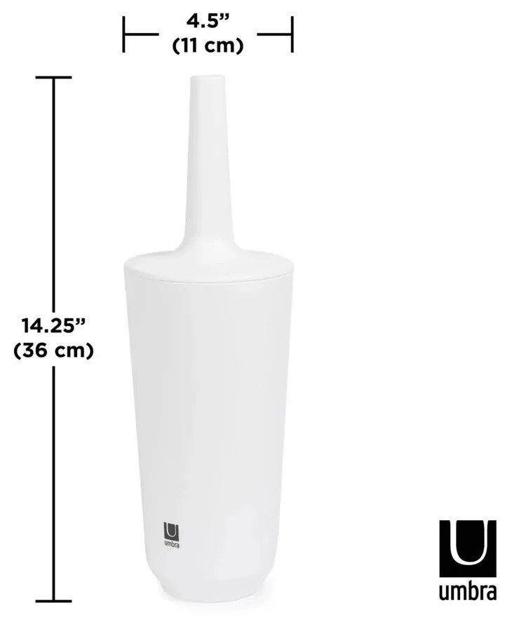 Umbra Štetka na WC CORSA biela