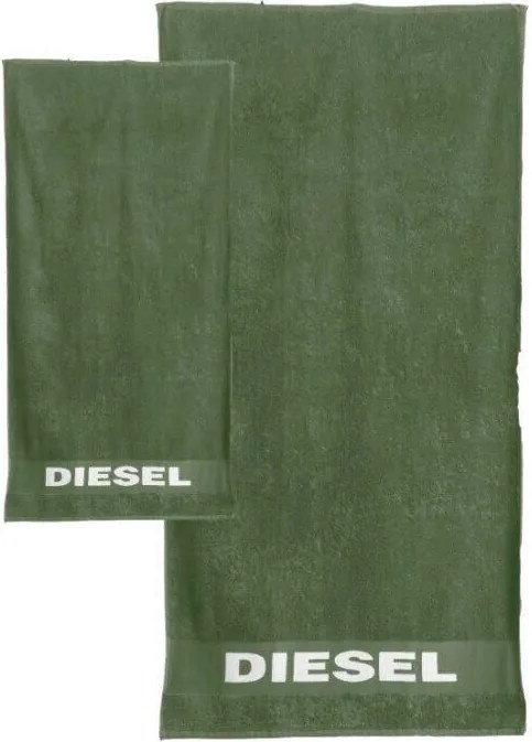 XXXLutz SADA FROTÉ UTERÁKOV, zelená Diesel - Kúpeľňový textil - 004113001602