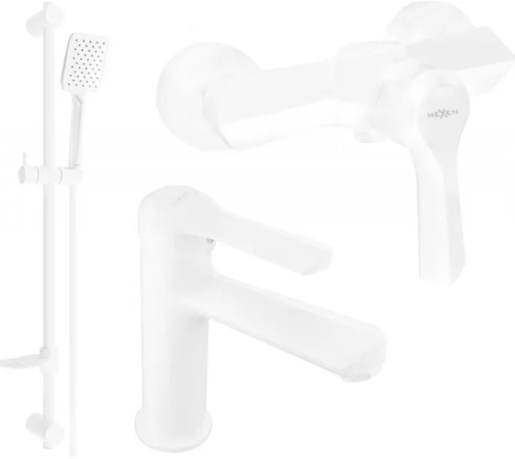 Mexen Sabre DF62 sprchovací set, biely - 72104DF62-20
