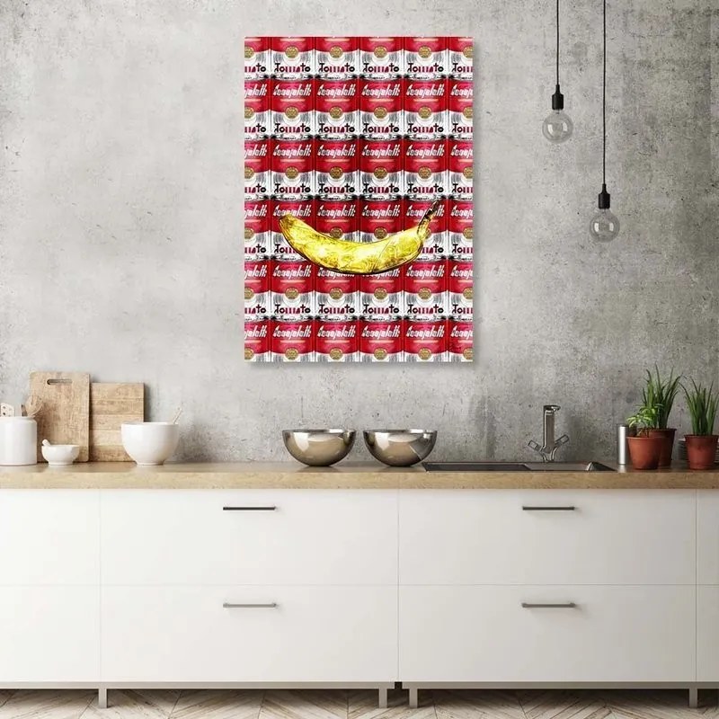 Gario Obraz na plátne Plechovky na banány a paradajky - Rubiant Rozmery: 80 x 120 cm