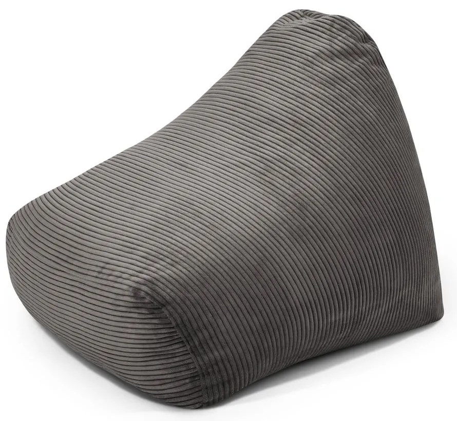 Tmavosivý menčestrový detský sedací vak Snug 80 – SLOWDOWN