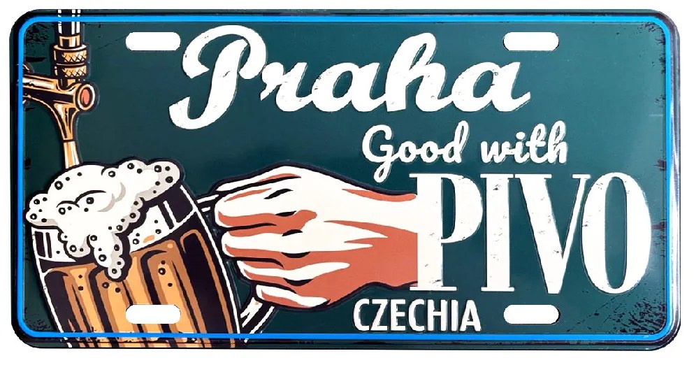 GiftyCity Plechová ceduľa Pivo