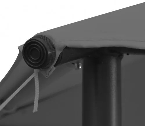 vidaXL Altánok 4x4x2,7 m, antracitový 180 g/m²-