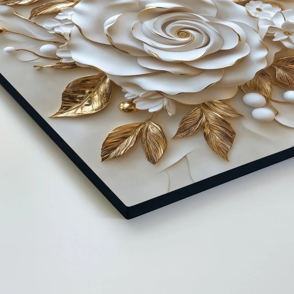 DUBLEZ | Obraz na stenu - Biely kvet