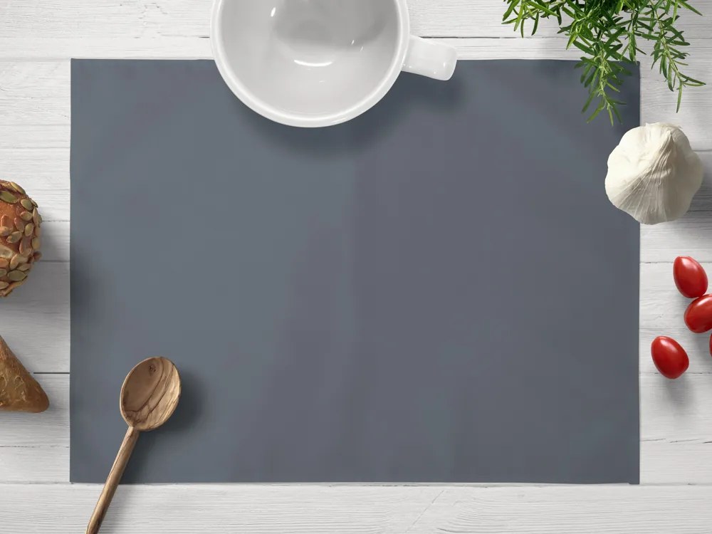 Biante Dekoračné prestieranie na stôl Rongo RG-017 Tmavo sivé 30x40 cm