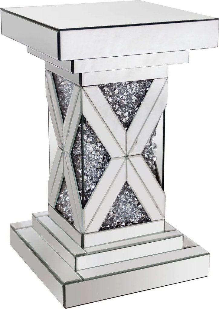 XXXLutz PRÍRUČNÝ STOLÍK, strieborná Ambia Home - Stolíky do obývačky - 0089370228