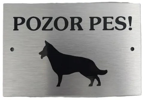 Označenie/ tabuľka Pozor pes! mix