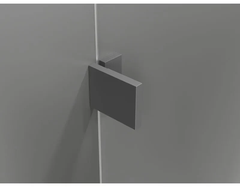Mexen Lunar Duo, výklopný sprchový kút 115 x 80 cm, 8mm číre sklo, grafitový profil, 834-115L-080P-95-00