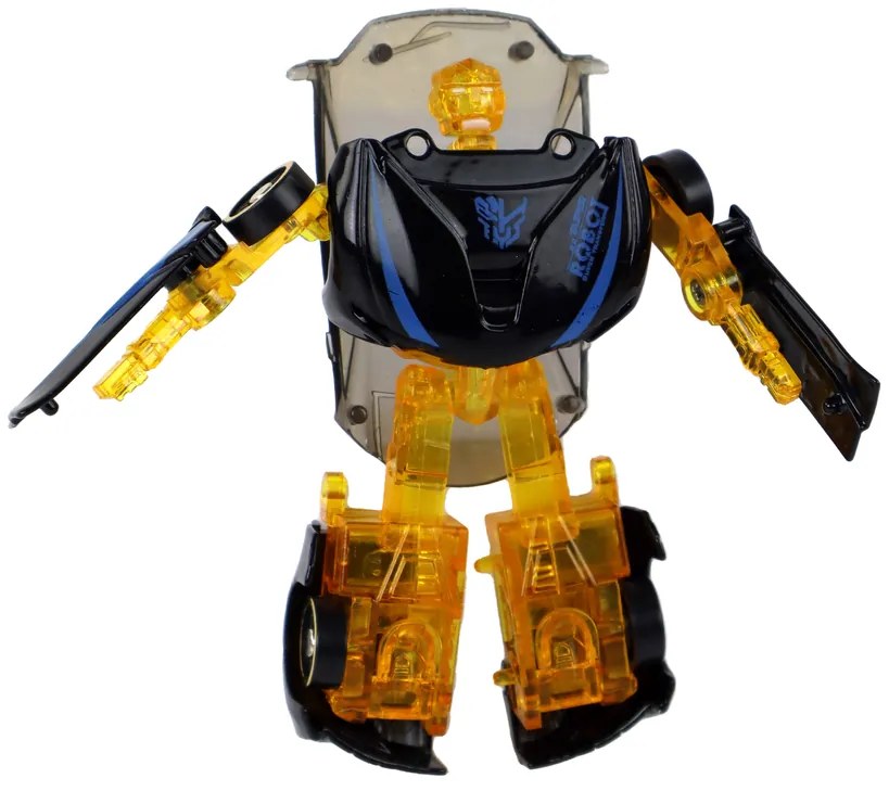 LEAN TOYS Robotické auto 2v1 v mierke transformácie 1:64