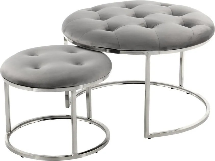 XXXLutz SADA TABURETIEK, 40-60/32-41 cm Kayoom - Kreslá - 005937099403