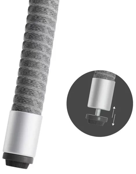 InternetovaZahrada Ratanový stôl Ø80 cm - sivý