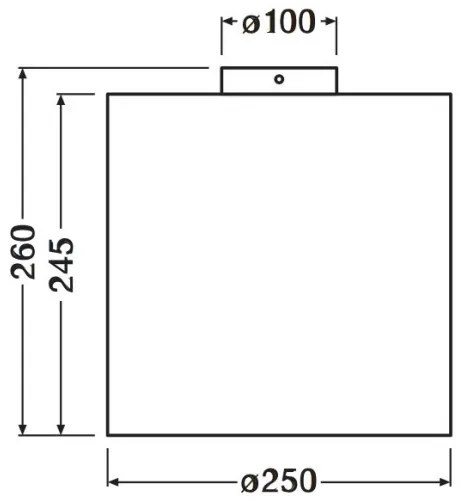 Ledvance - Stropné svietidlo DECOR CARDBOARD 1xE27/15W/230V pr. 25 cm