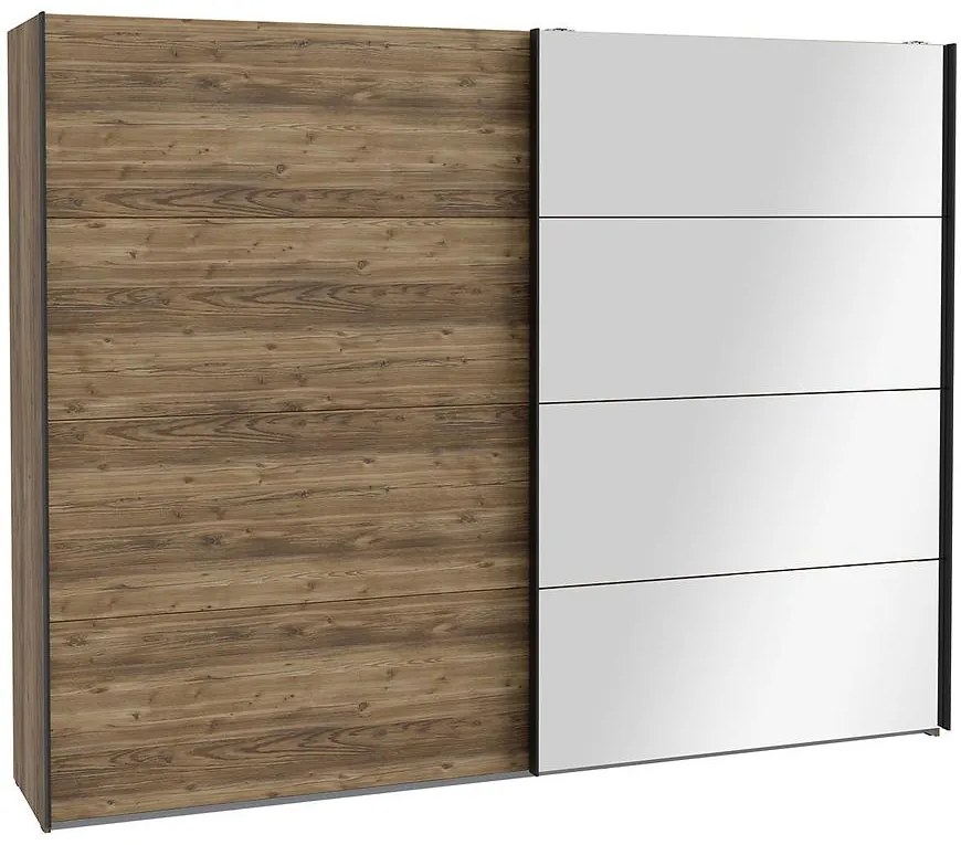 Skriňa Haruki HYTS12411 alpský smrek/čierna