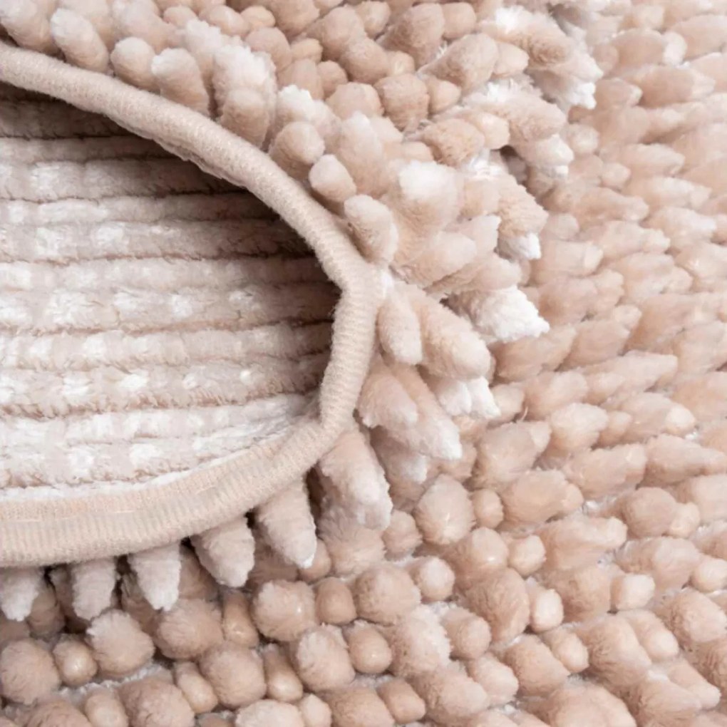 Kúpeľňová predložka Chenille Velvet beige, 40x60, béžová, kúpeľňa, Multi-decor