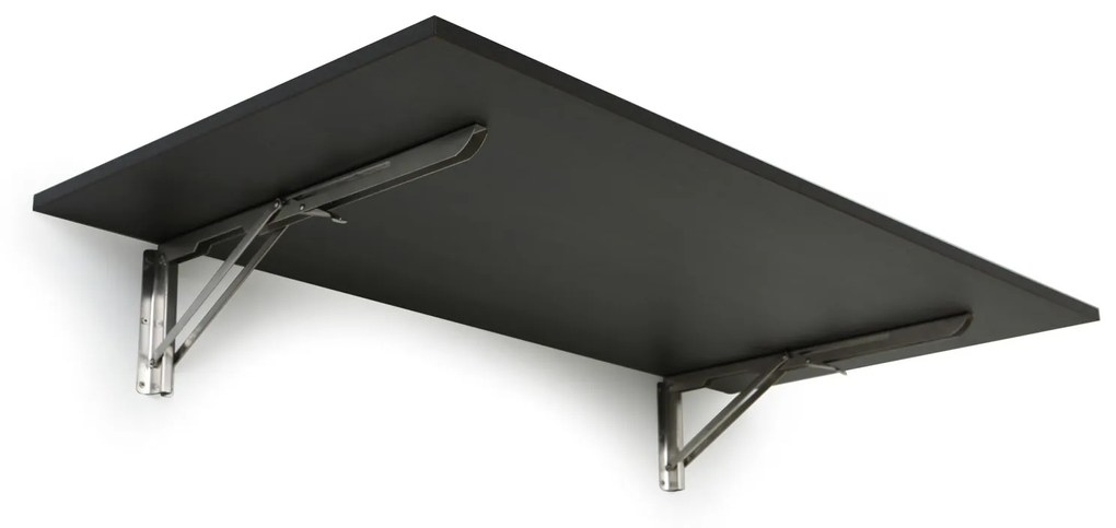 Sklápací stôl na stenu, 1200 x 600 mm, nosnosť 30 kg, wenge