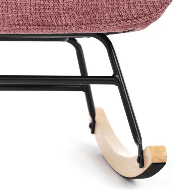 Hojdacie kreslo ružové AK-373 PINK2