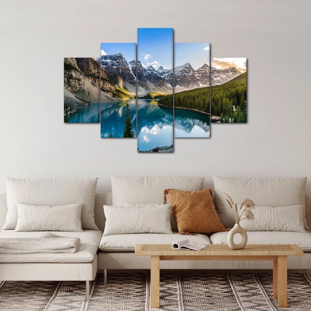 Obraz - Kanada, Národný park Banff, Moraine Lake (150x105 cm)