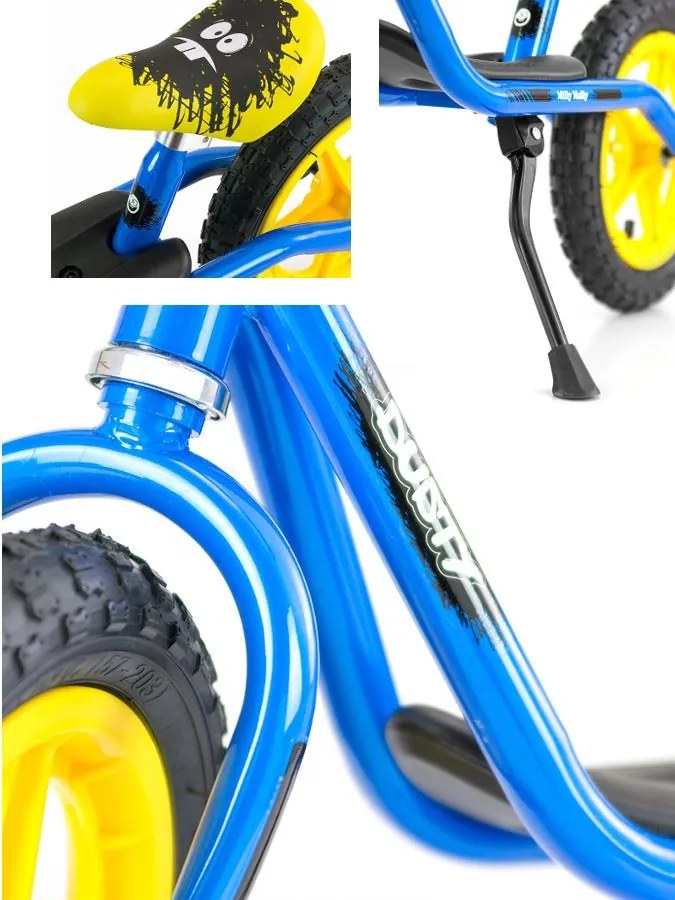 Detské odrážadlo bicykel Milly Mally Dusty orange 12"