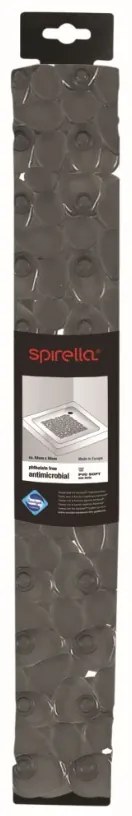 Spirella Protiskluzová podložka do sprchy RIVERSTONE, tmavě šedá, 54 x 54 cm