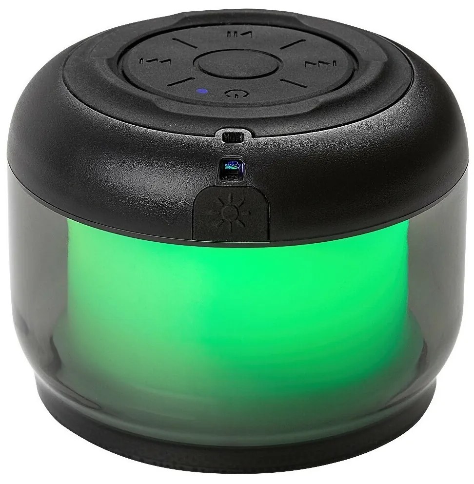 Rabalux 76110 stolná LED lampa s reproduktorom Radelia, RGB, bluetooth, 3W, IP20