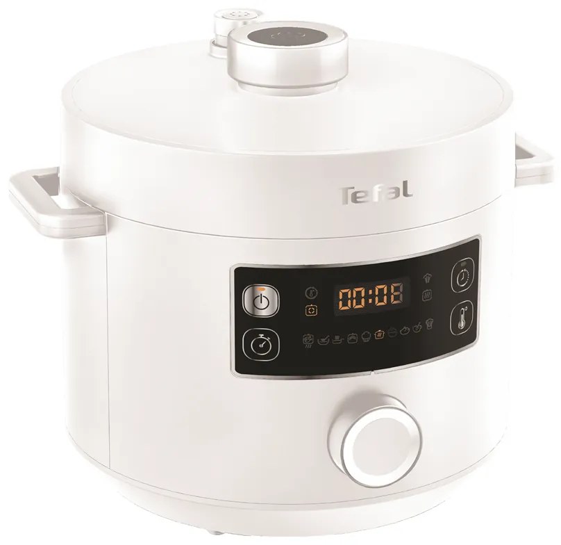 Elektrický tlakový hrniec Tefal Turbo Cuisine CY754130 white