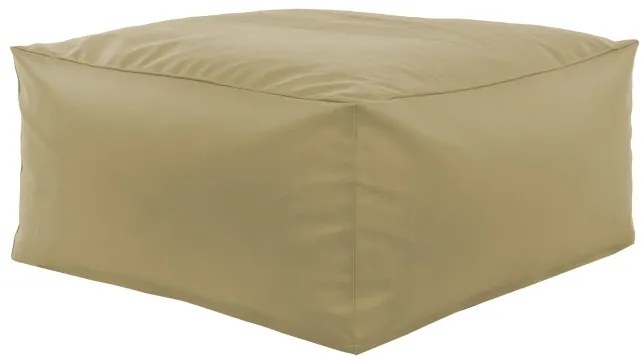 Taburetka béžová kocka ekokoža