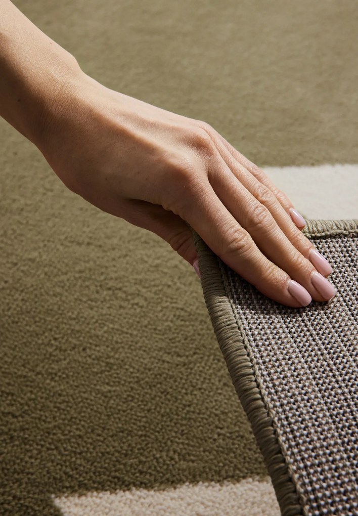 Hanse Home, Detský koberček Adventures 106215 Green Cream, 120x170, zelená, detská izba