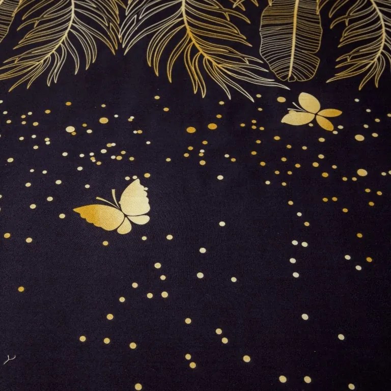 Plachta z mikrovlákna VISATA čierna 90x200 cm