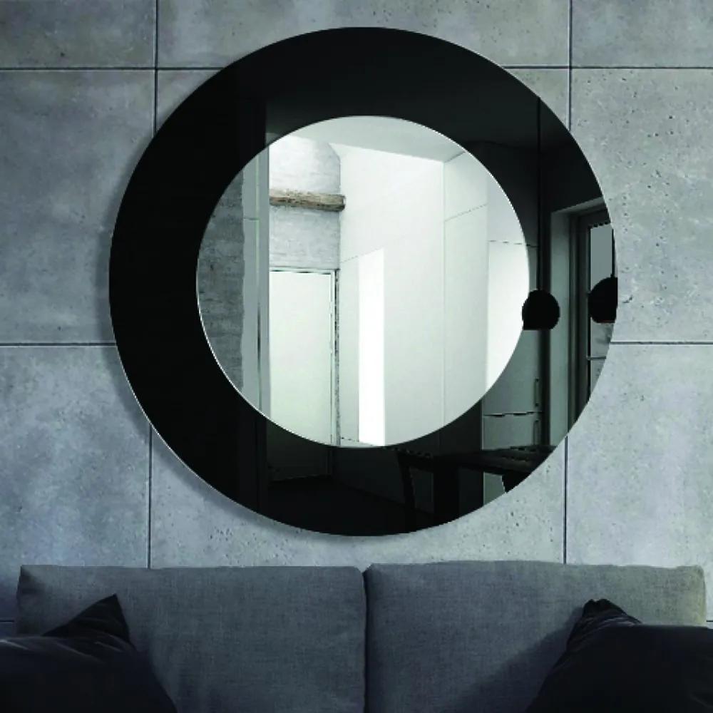 Zrkadlo Modern Line Black Rozmer: Ø 70 cm
