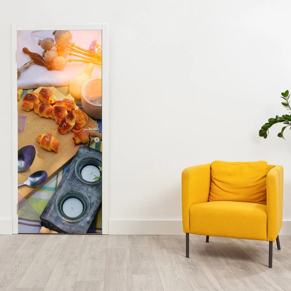 Fototapeta na dvere - Letný piknik (95x205cm)
